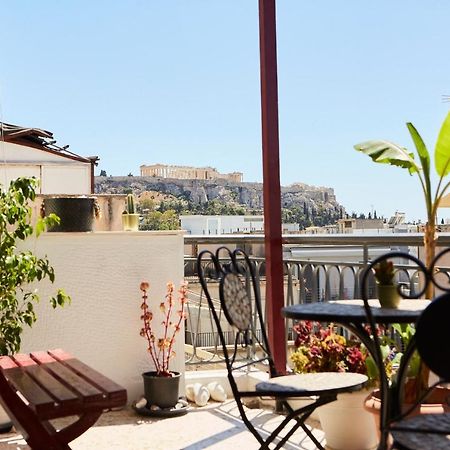 Mosaics Athens Central Studio With Acropolis View Luaran gambar